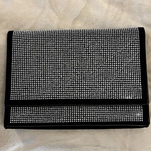 Badgley Mischka Rhinestone Embellished Crossbody Bag or Clutch